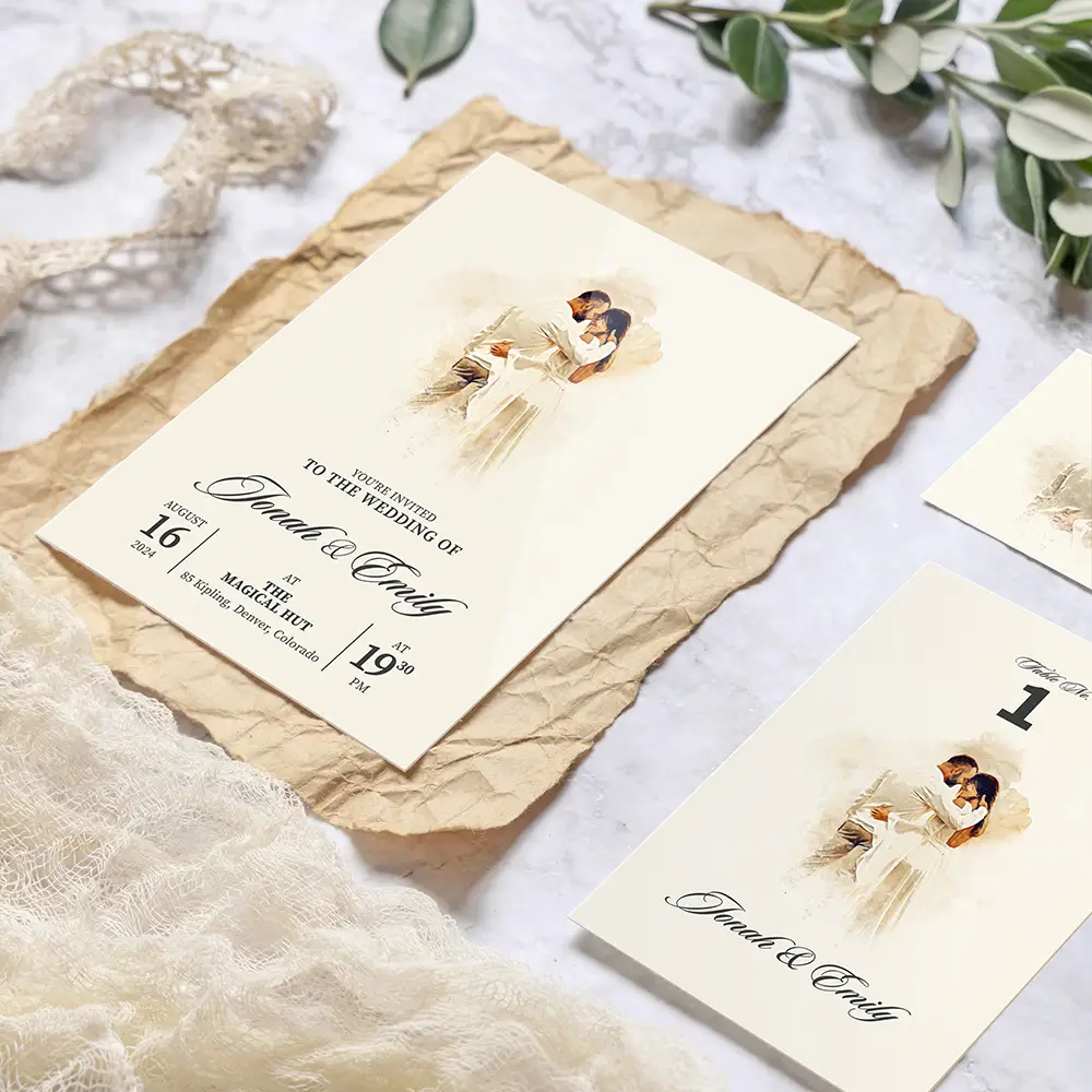 forever-in-watercolor-custom-wedding-invitations-5 Custom Wedding Invitations - Image 1